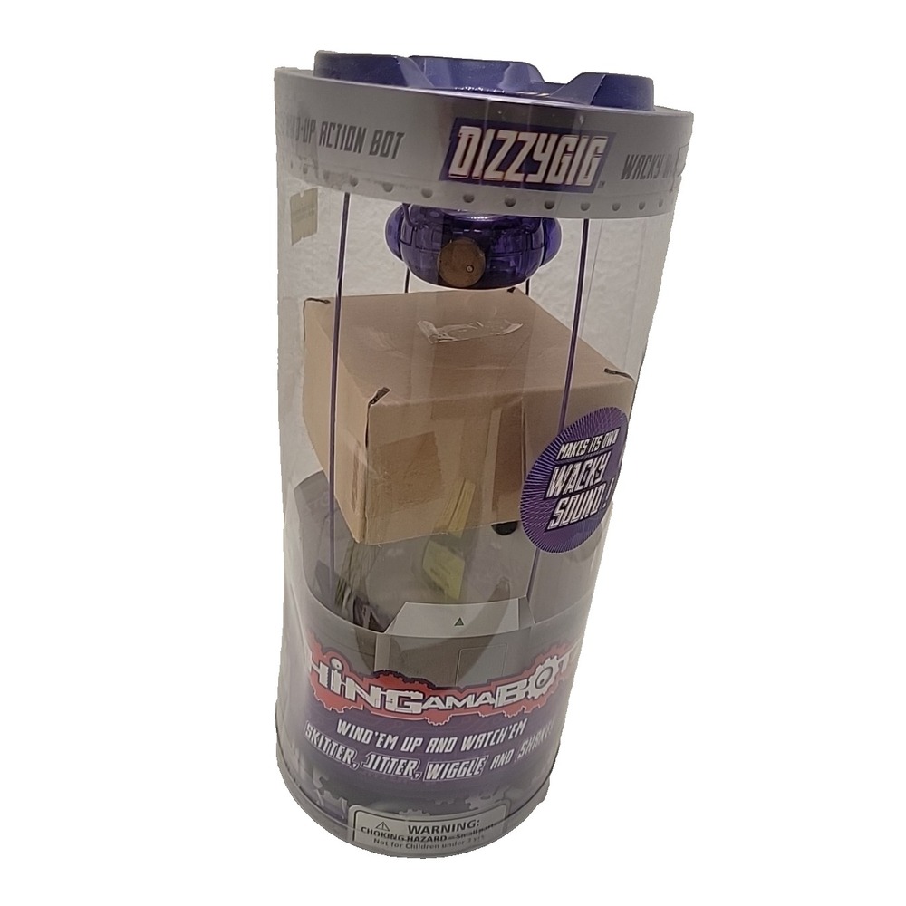 Thingamabotz Dizzygig Wacky Wind-Up Action Toy  Uncle Milton New